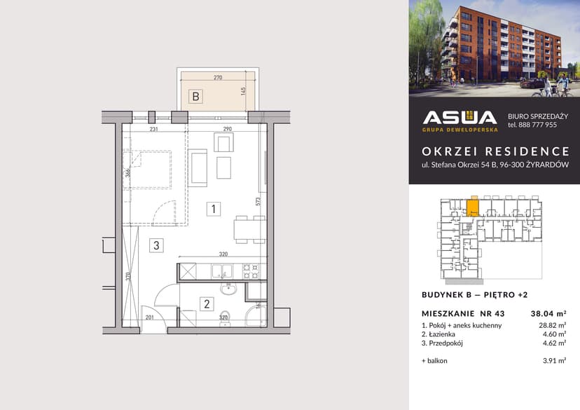 Apartment projection