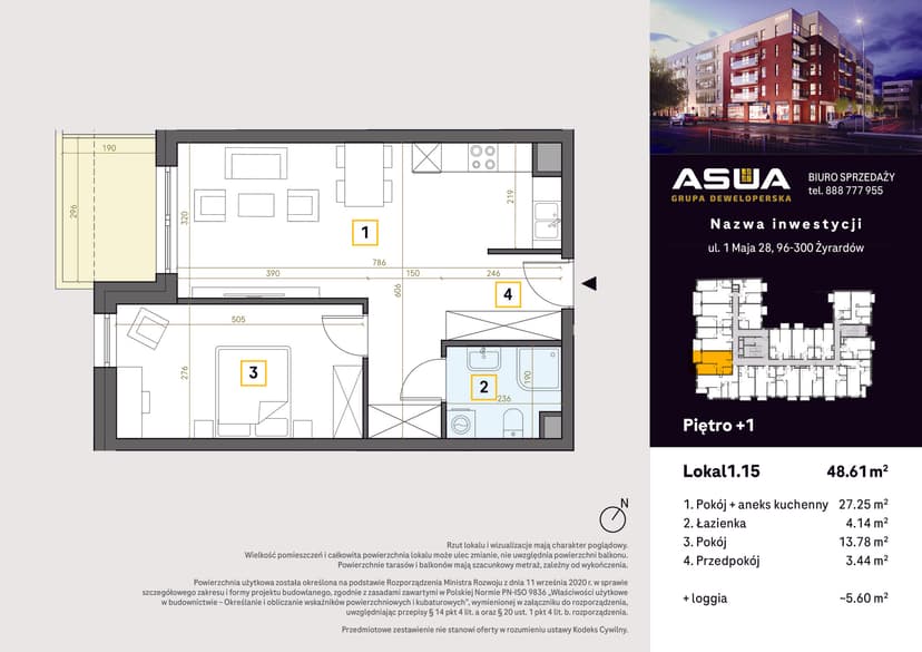 Apartment projection