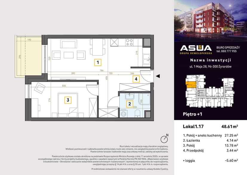 Apartment projection
