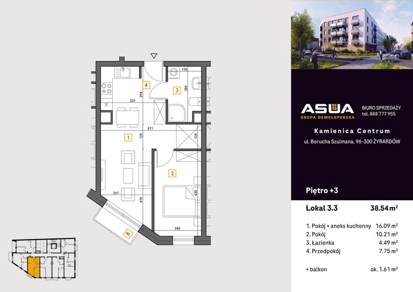 Apartment projection