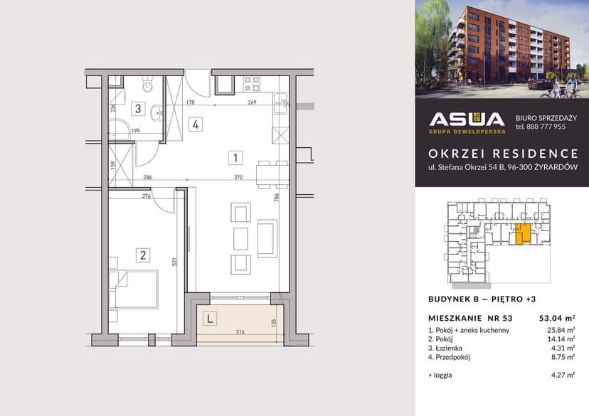 Apartment projection