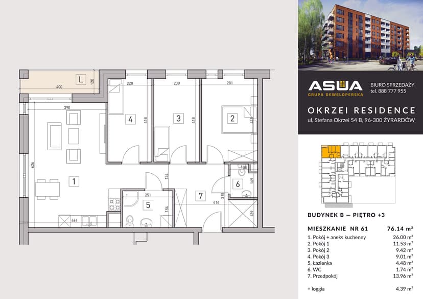 Apartment projection