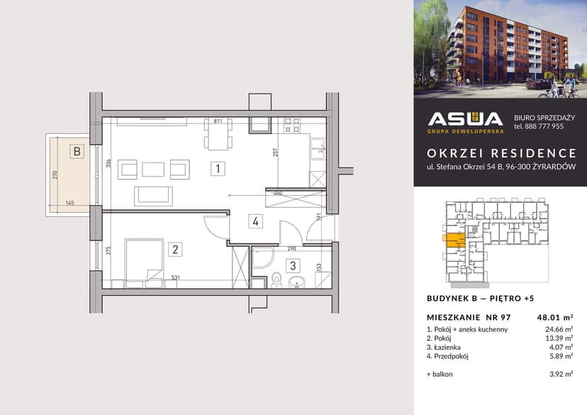 Apartment projection