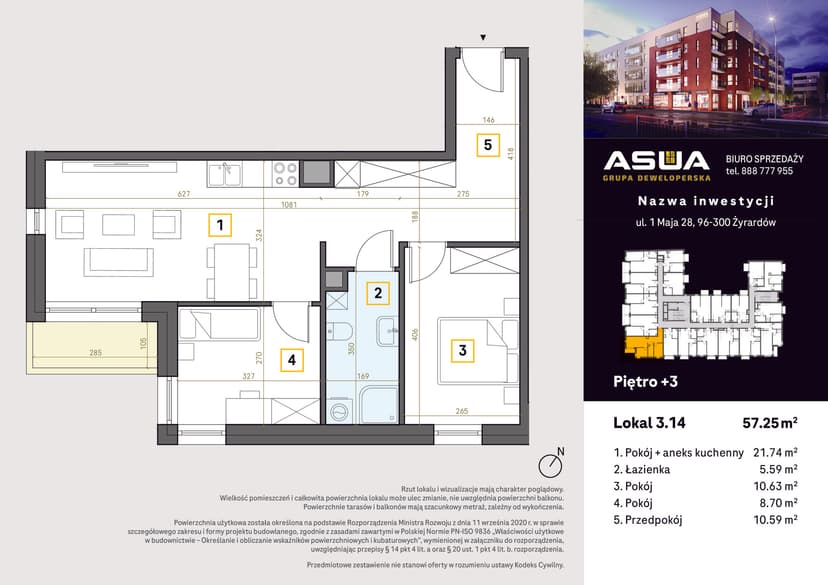 Apartment projection