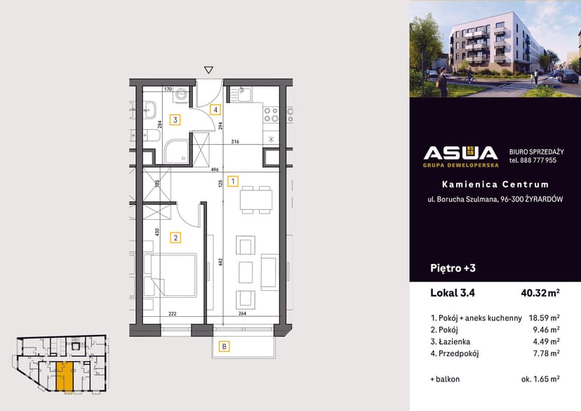 Apartment projection