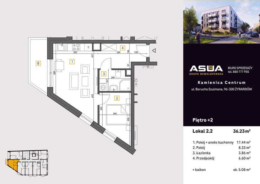 Apartment projection