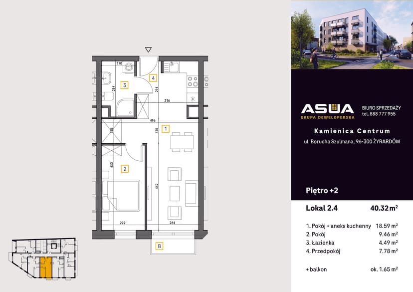 Apartment projection