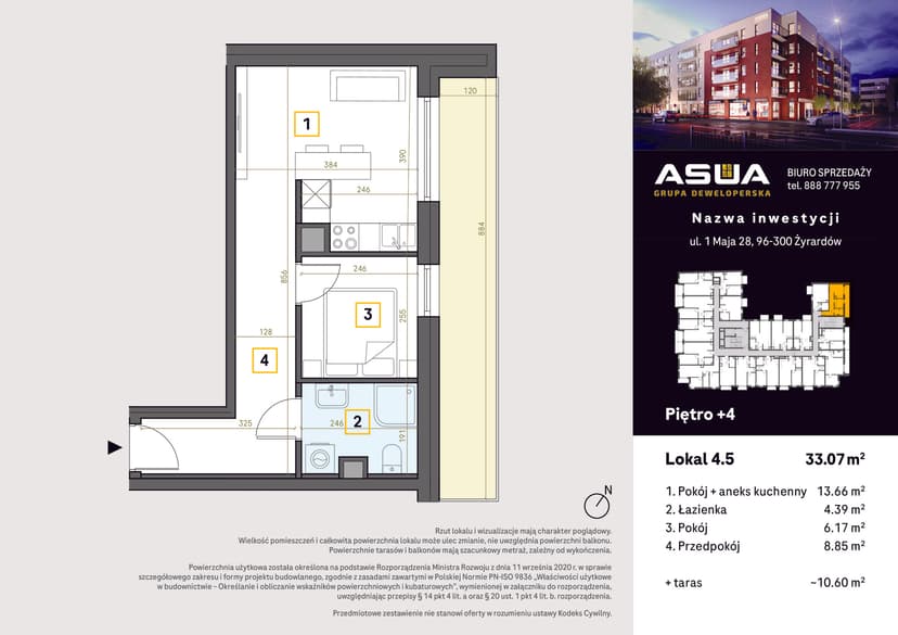 Apartment projection
