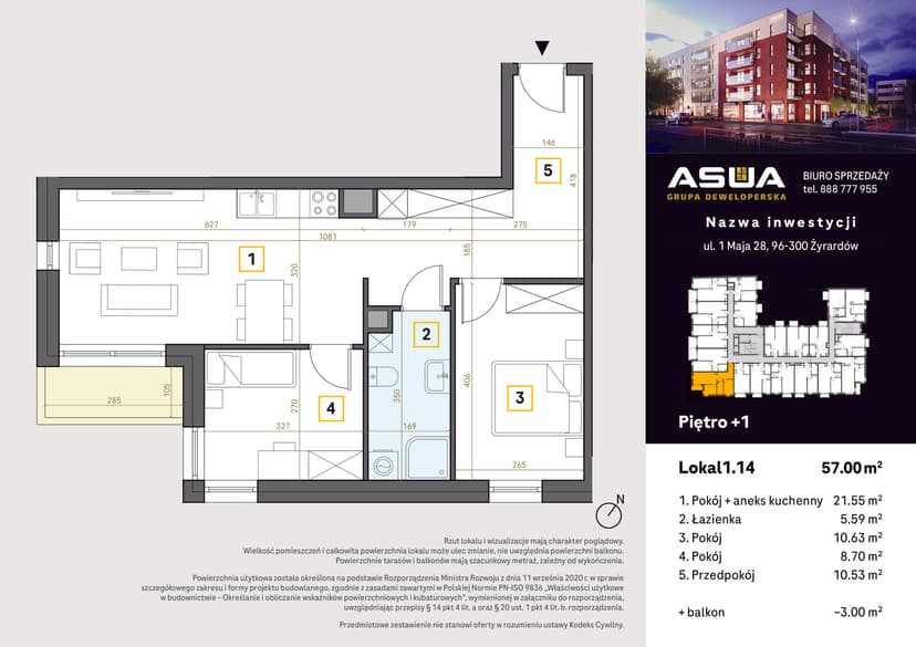 Apartment projection