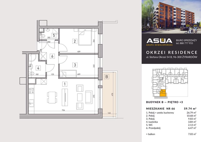 Apartment projection