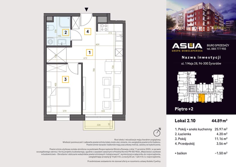 Apartment projection