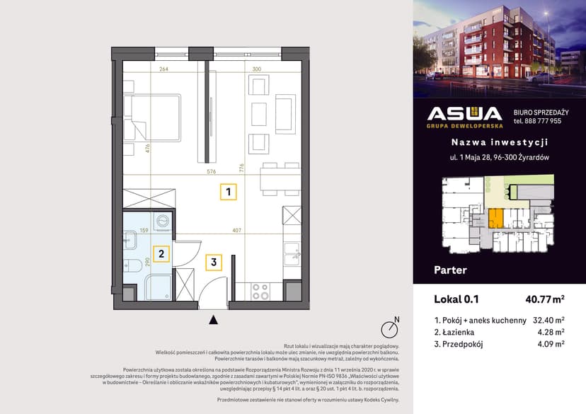 Apartment projection