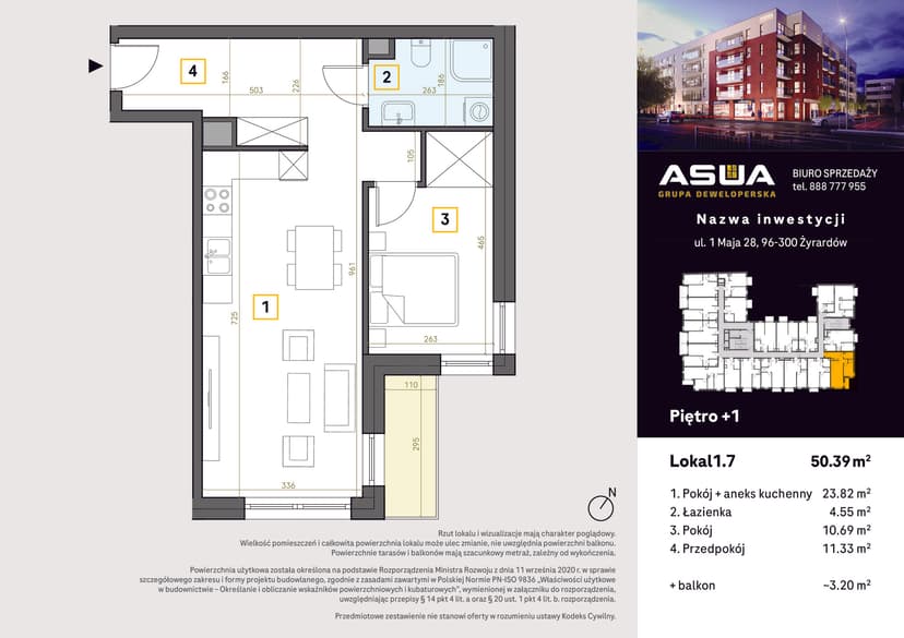 Apartment projection
