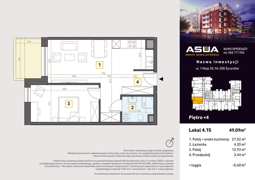Apartment projection