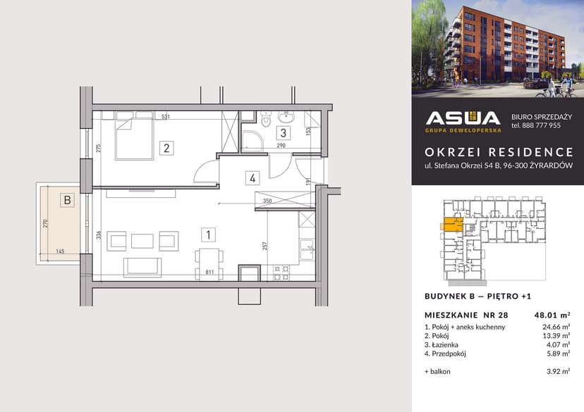 Apartment projection