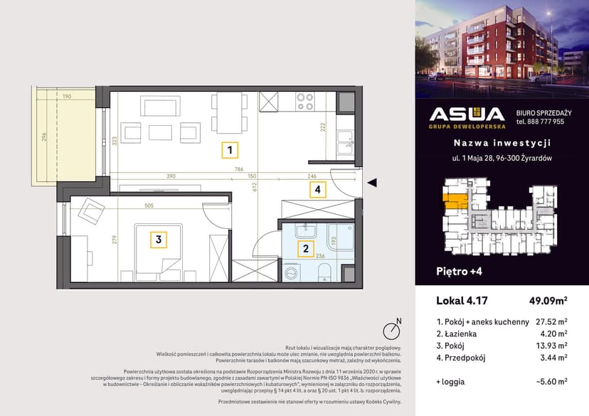 Apartment projection
