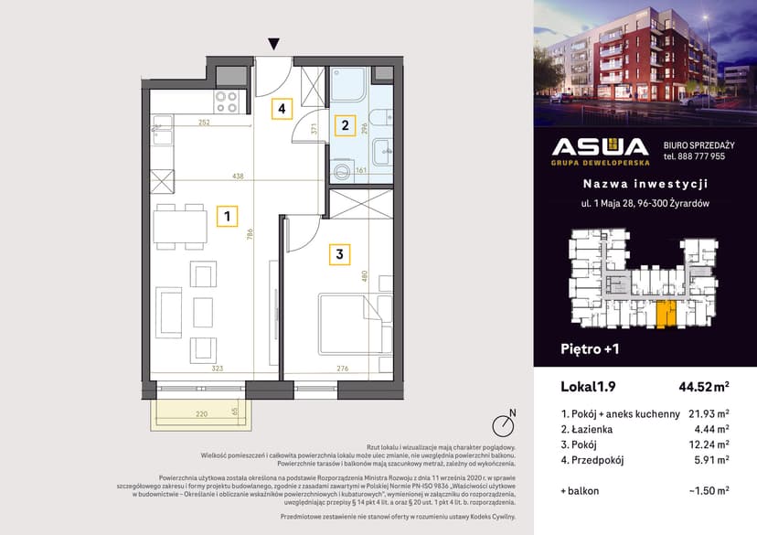 Apartment projection