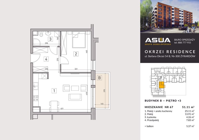 Apartment projection