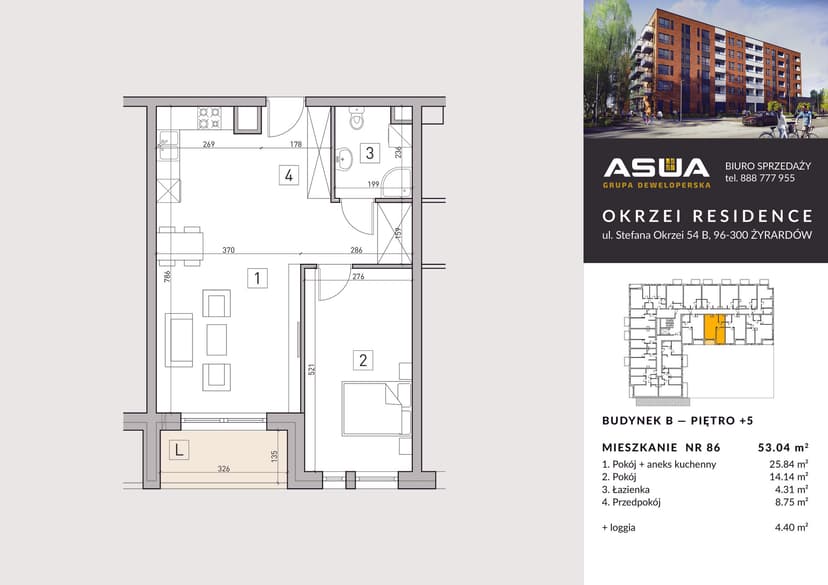 Apartment projection