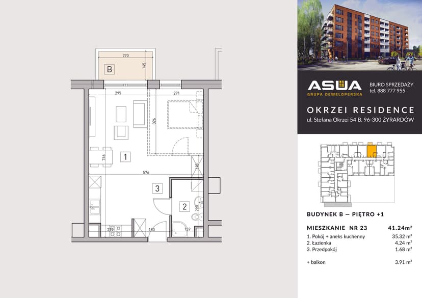 Apartment projection