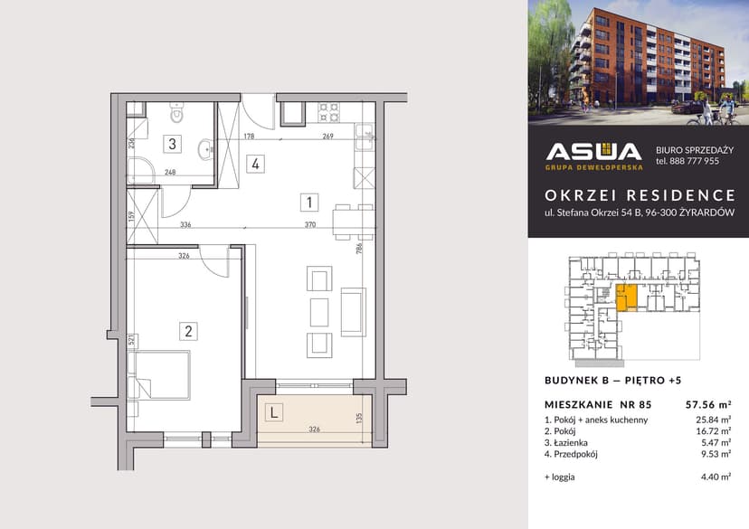 Apartment projection