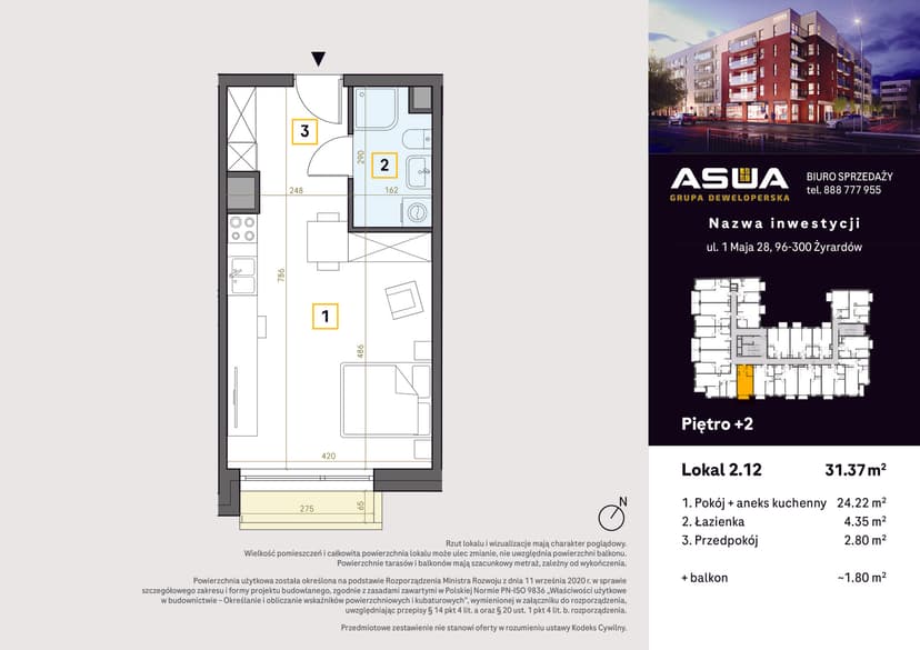 Apartment projection