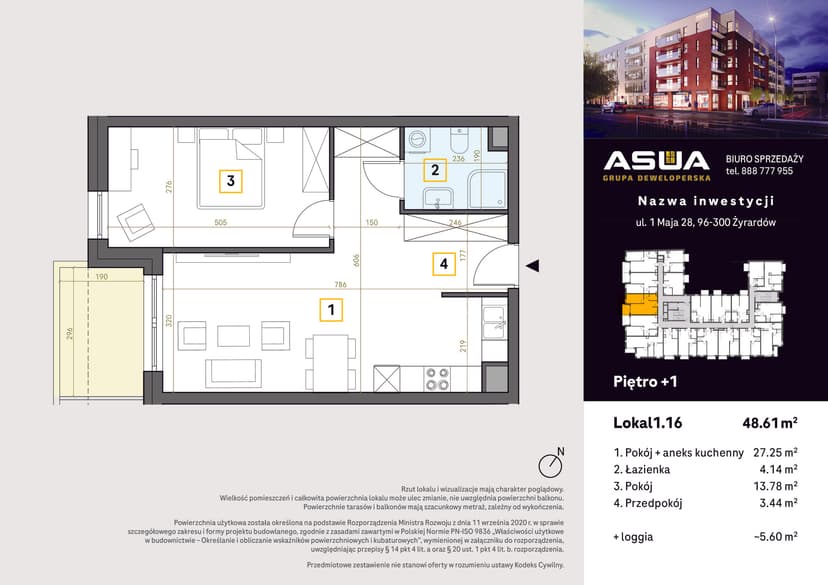 Apartment projection
