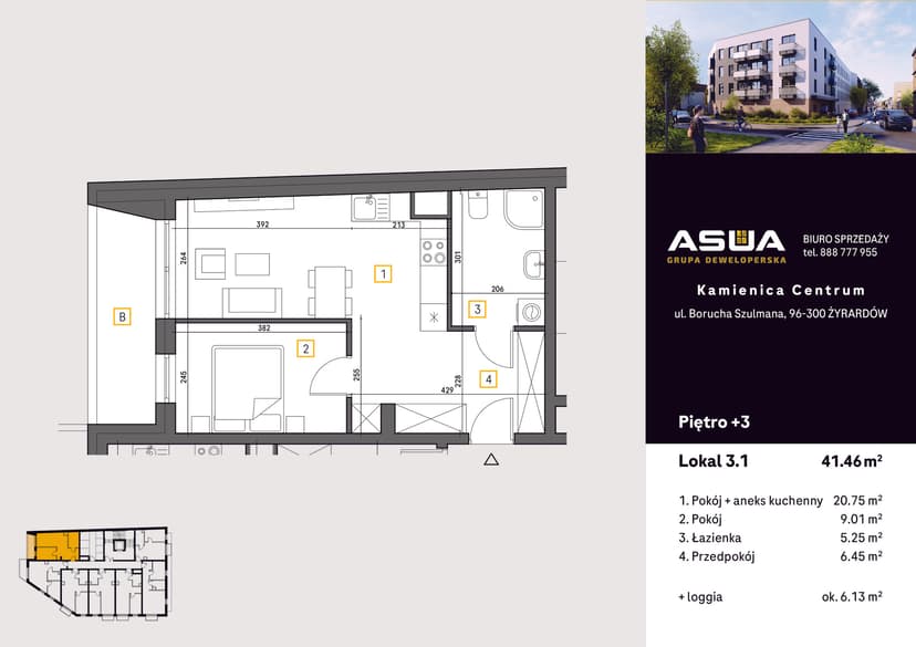 Apartment projection