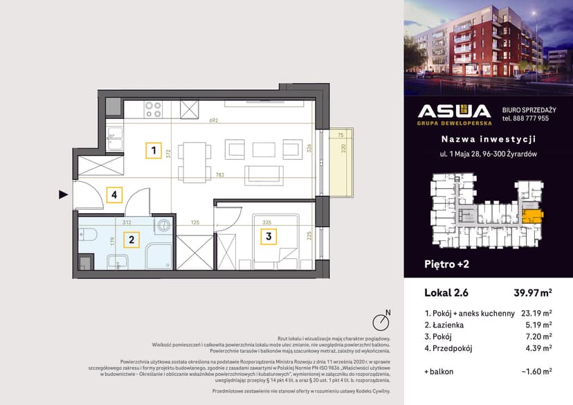 Apartment projection