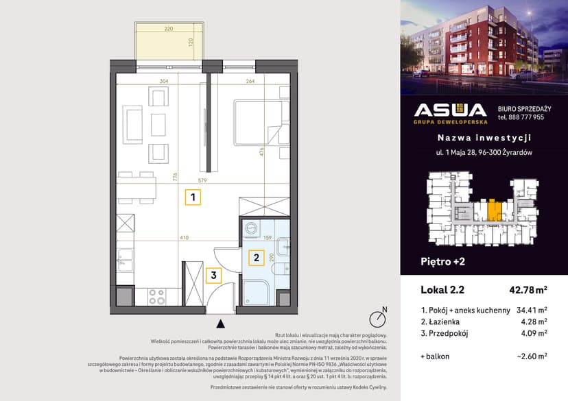 Apartment projection