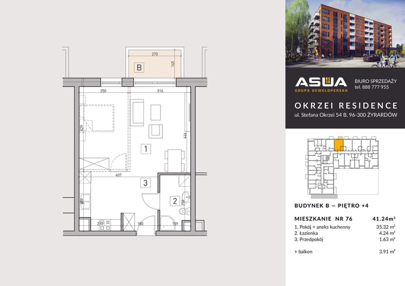 Apartment projection
