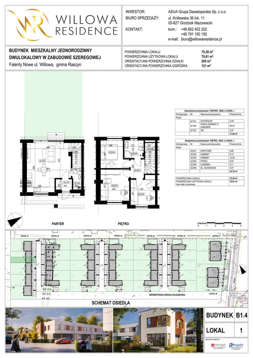 Apartment projection