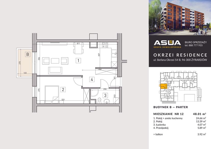 Apartment projection