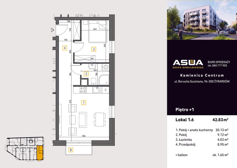 Apartment projection