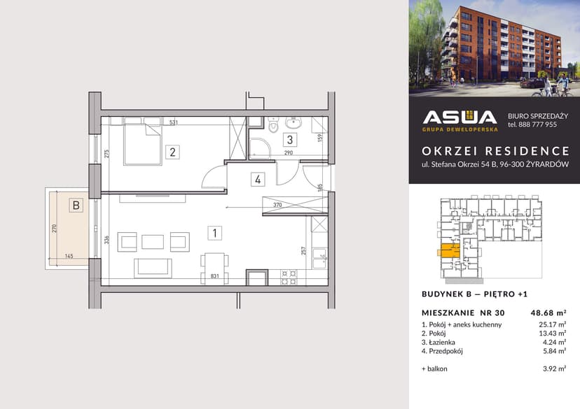 Apartment projection