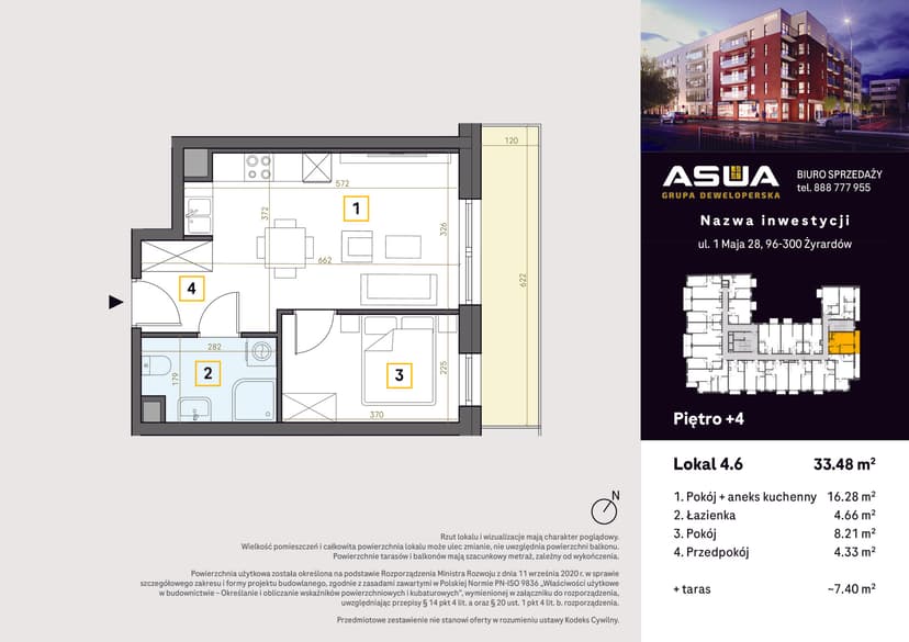 Apartment projection