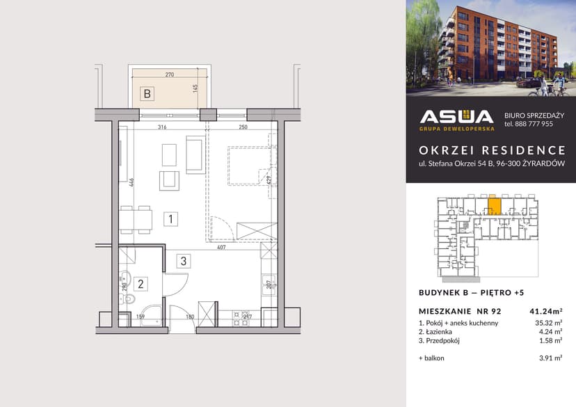 Apartment projection