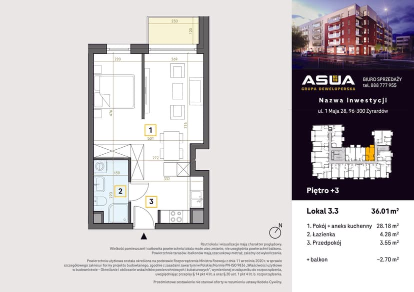 Apartment projection