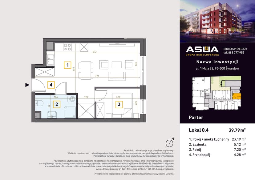 Apartment projection