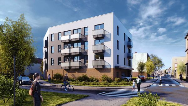 Kamienica Centrum - inwestycja dewelopera Asua - Nowe mieszkania na sprzedaż w Żyrardowie.